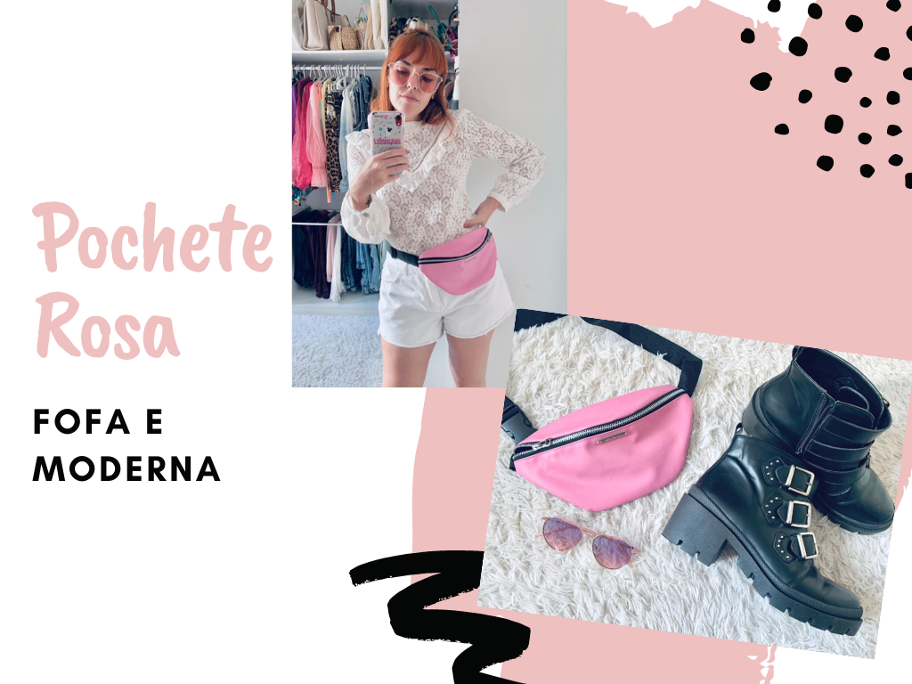 moda 2021 | acessórios | pochete | looks com pochete | como usar pochete | pochete rosa | tendencias inverno 2021 | outono 2021